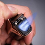 Надувная ветрозащитная креативная зажигалка, мужской высококлассный дырокол