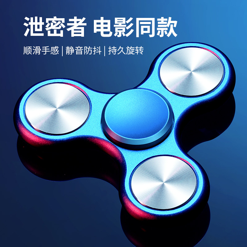 Leakers Fingertips Hand Turning Finger Tops Spin Metal Interfinger Children Adults Decompression Decompress Deviner Toys-Taobao