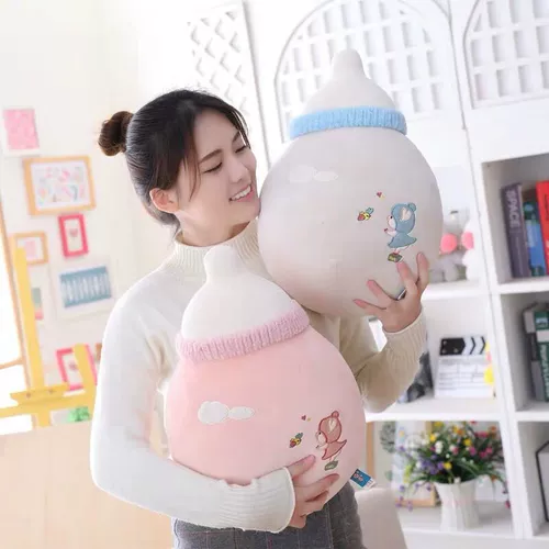 Мягкая качалка, детская бутылочка для кормления, плюшевая успокаивающая игрушка для сна, подушка, можно грызть, подарок на день рождения