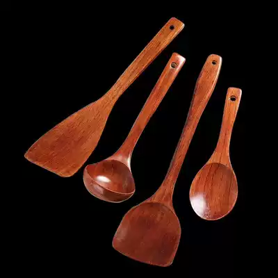 State style wood shovel non-stick pot special high temperature resistant wooden spatula fried vegetable shovel wooden shovel household wooden spoon wooden rice spoon