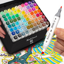 touchcool white stick marker set for student art students special hand-painted design double-head beginner painting brush watercolor pen 30 40 60 80 168 color full set of 1000
