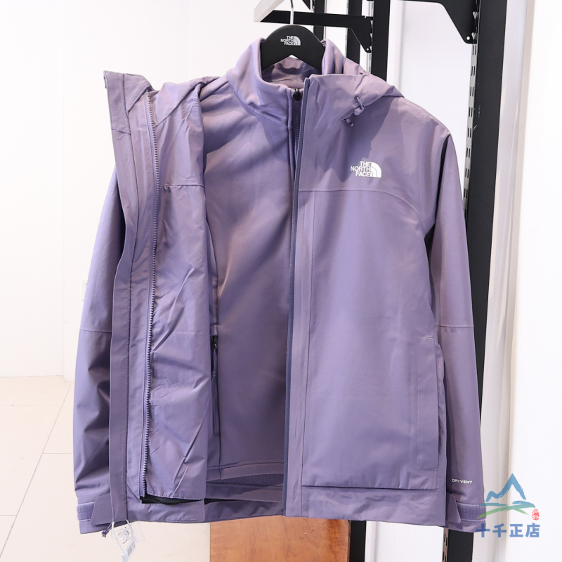 26 New Autumn and Winter Models Thenorthface Outdoor Women's Ranger Soft Shell Three-In-One Jacket 8Dx3
