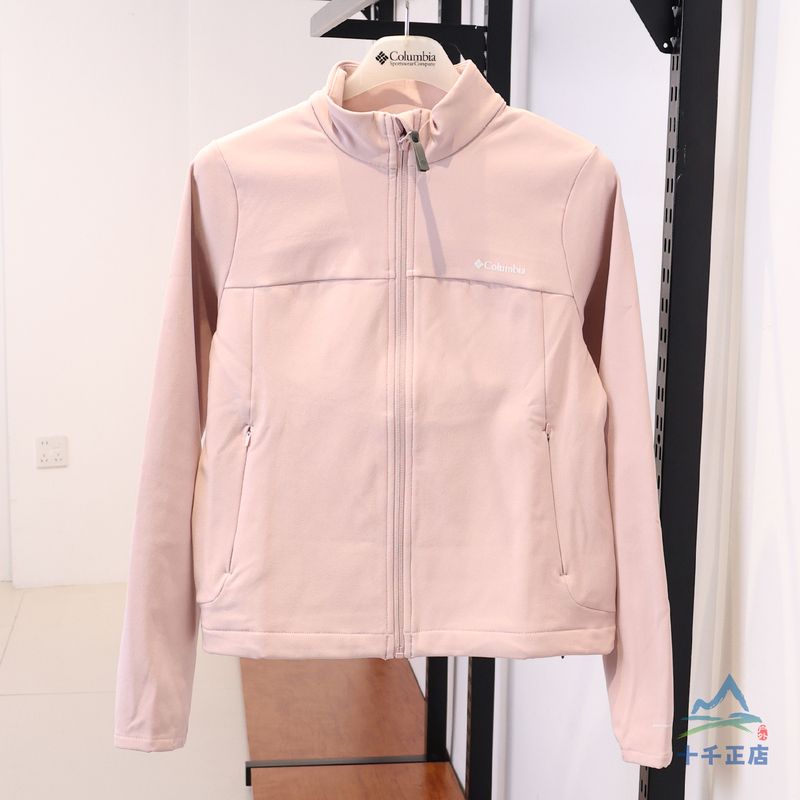26 New Autumn and Winter Models of Columbia Outdoor Women's Windproof and Water-Repellent Thin Velvet Warm Soft Shell Jacket Xr3644