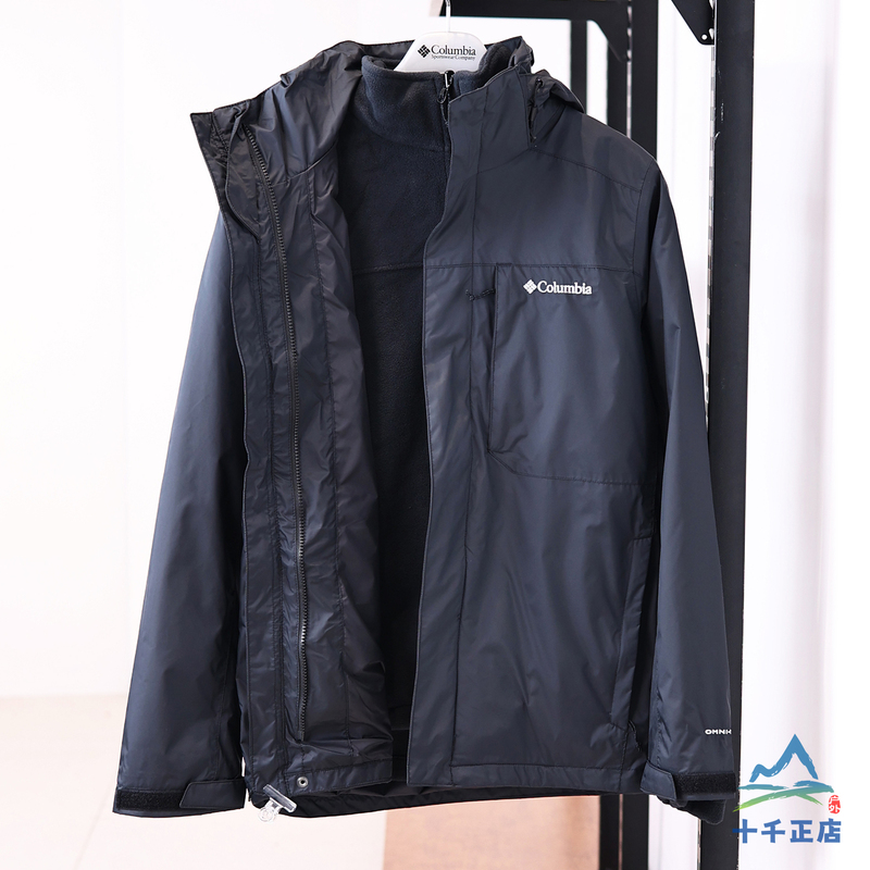 25 Autumn/Winter New Columbia Outdoor Men's Waterproof, Windproof, Warm Fleece Three-In-One Jacket We6508