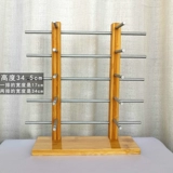 Высококлассный стенд, солнцезащитные очки из натурального дерева, трубка