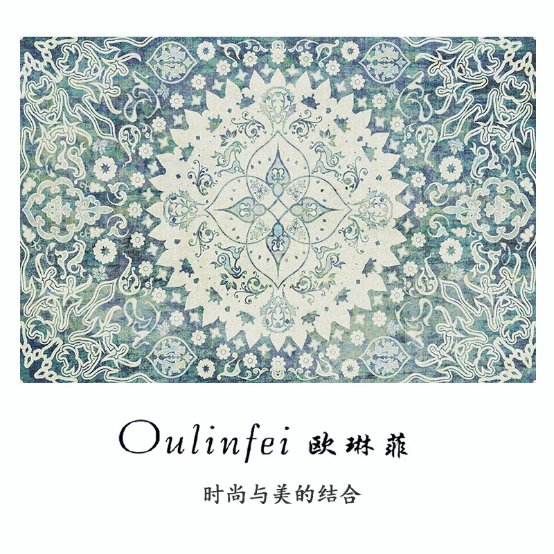 Mỹ retro Ba Tư Bohemian Phòng khách dân gian Ấn Độ thảm bàn cà phê pad nhà phòng ngủ đầy đủ cửa hàng - Thảm thảm em bé