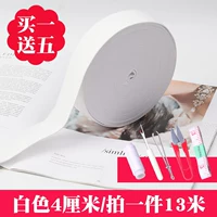 Белый, 4см, на резинке, 13м