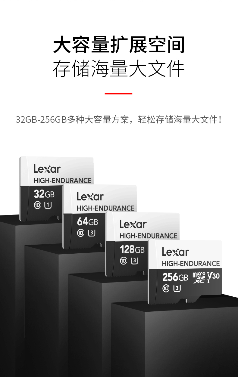雷克沙 Lexar 高速TF卡 32G 读取速度100m/s 图5