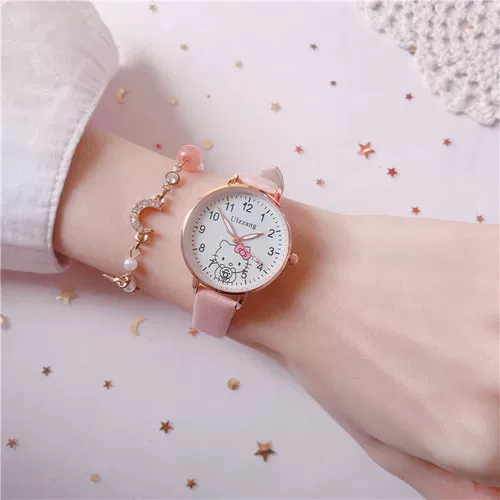 Электронные часы, свежий японский мультяшный детский милый ремень