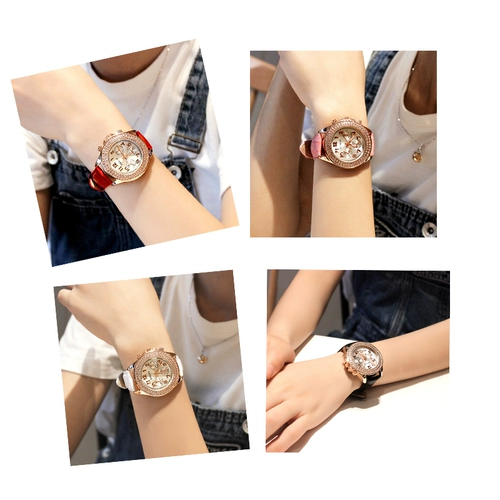 Модный ремень, механические водонепроницаемые брендовые кварцевые часы, простой и элегантный дизайн, 2024 года