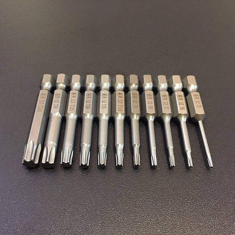 Hot sell 1 4 pneumatic screwdriver pneumatic screwdriver tip plum T3-T electric screwdriver head star screwdriver head 6 3545 full spec