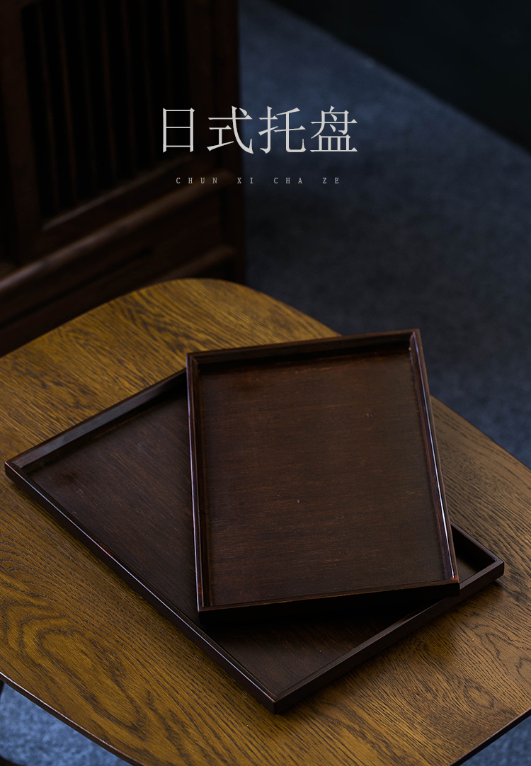 An Abundant bamboo tea tray on household rectangle tea saucer sets wooden pallet wood for contracted Japanese bamboo tea tray