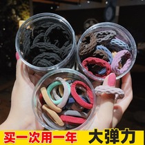 No seam Hairband high elastic rubber band adult hair thick hair rope female tie hair Korean simple head rope accessories