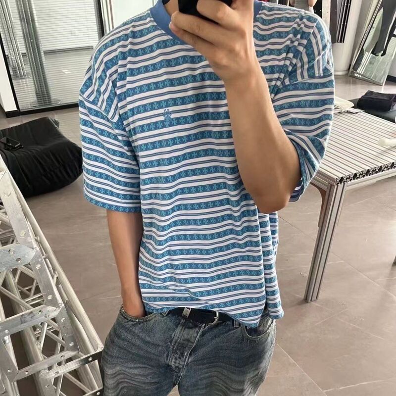 2026 Summer Trendy Viral Product: War Horse Large m Direct-Print Patchwork Pure Cotton Short-Sleeve Luxury Unisex T-Shirt Top 2026 Summer Trendy Viral Product: War Horse Large m Direct-Print Patchwork Pure Cotton Short-Sleeve Luxury Unisex T-Shirt Top