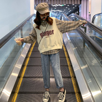 Boomer Girl Net Red Suit Autumn Clothing 2022 New CUHK Child Foreign Air Trendy Spring Autumn Sports Two Sets