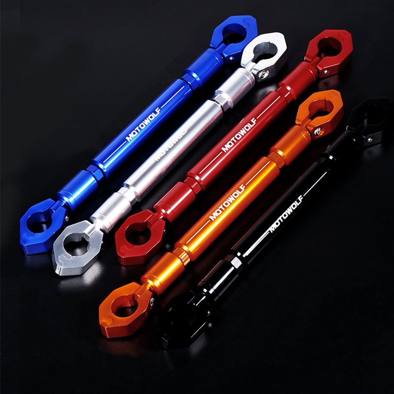 Mordor Wolf Motorcycle Modified Accessories Balance Bar Multi-Function Faucet Reinforced Extension Crossbar Handlebar Reinforcement Clock