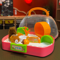 3-6-9 3-6-9-year-old girl over home Toys electric pet Squirrel Develop House Children Emulation Animal Hamster House