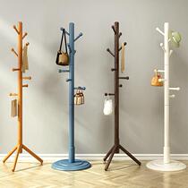Fortune-making tree clothes hat rack branch hanging clothes hanger Xuanguan bedroom hanger combination does not make up the floor solid day style of space