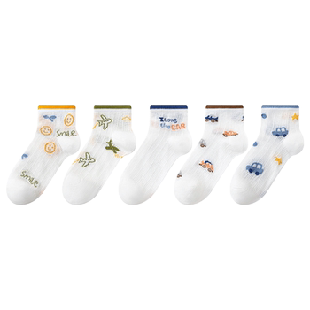 Nubian elf cartoon cotton socks summer ຕາຫນ່າງຝ້າຍບໍລິສຸດ