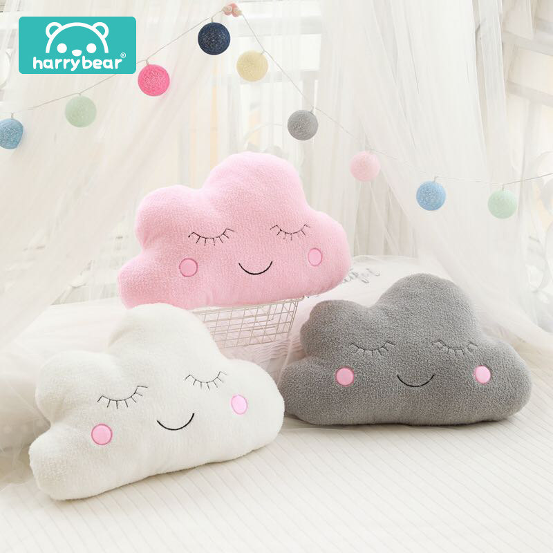 INS Sky Department Children's Room Decoration Plush Toy Clouds Stars Moon Raindrops Pillow Cushion Bedroom Sofa