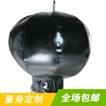 All-pack latex head gel mask sexy mask control breathing super-strong suffocation latex clothes customized