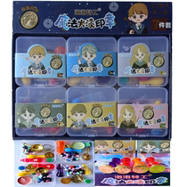 Bubble agent magic paint seal seven sets of retro paint seal tool furnace spoon wax pack