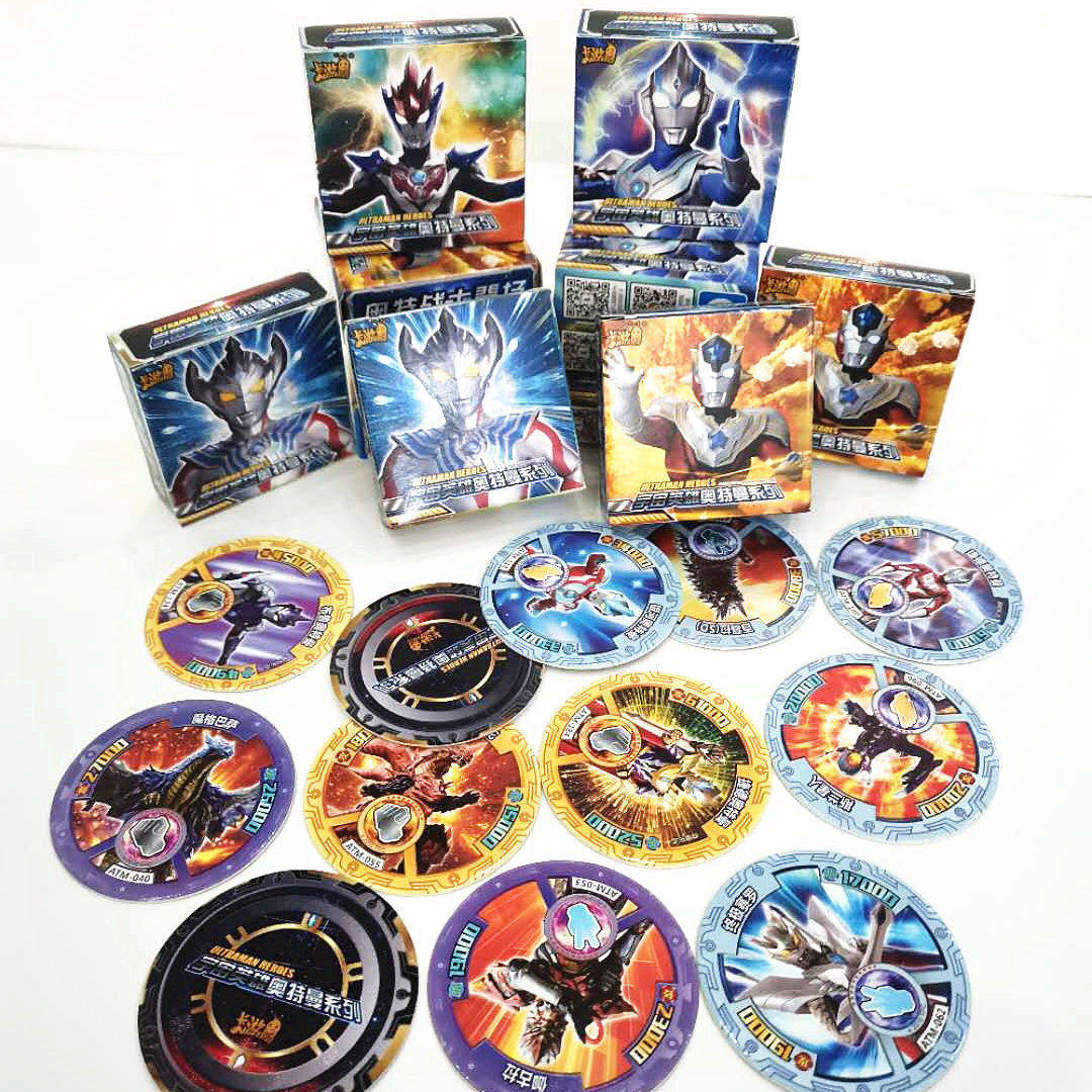 Cosmic Hero Ottman Fierce Battle Card Seventh Play Series Tegha Three Little Guys Shine on the Card Children's Toys 