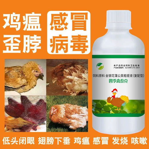 Птица против антивирусной холодной курицы и куриного особого лекарства Синкенг Эпидемическая куриная вакцина против чумы качает головой и бросает грипп из носа