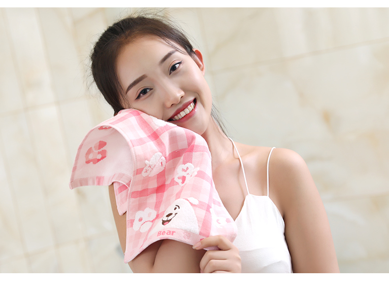 bông gạc nhỏ rửa khăn khăn của trẻ em dành riêng nhà dễ thương phim hoạt hình thấm bên vải AB của một hình chữ nhật - Khăn tắm / áo choàng tắm áo choàng tắm cho bé