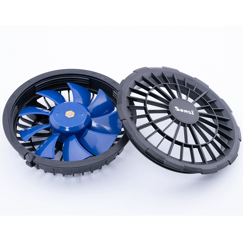 Chống say nắng ngoài trời và làm mát quần áo điều hòa không khí DC7.4V tập tin điều chỉnh âm lượng gió mạnh không chổi than với các phụ kiện đặc biệt cho quần áo có quạt quạt áo điều hoà không chổi than