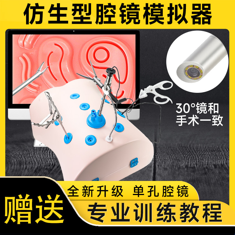 腹腔镜手术模拟训练器械胸腔镜训练箱外科妇产科宫腔镜仿生单孔箱