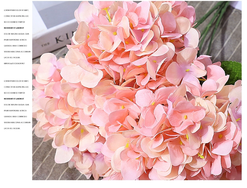 Hoa cẩm tú cầu mô phỏng hoa giả trang trí phòng khách trang trí bàn tiệc cưới bó hoa lớn TV tủ trang trí hoa - Hoa nhân tạo / Cây / Trái cây