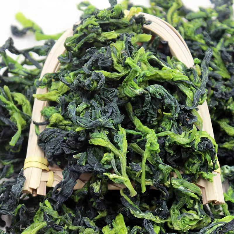 Wannianqing Ningbo produced green vegetables dry tender vegetable core non-cooking fitness fat reduction dehydrated vegetables 500g instant noodles wild dried vegetables