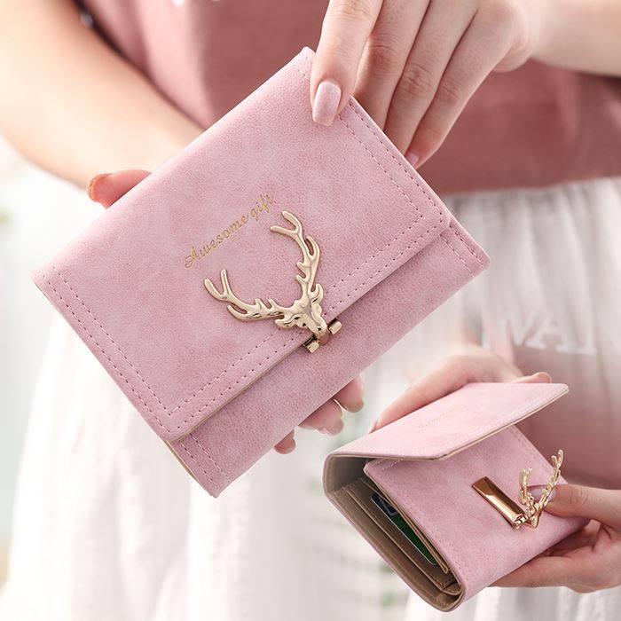 Lady wallet small section small and delicate short clip woman short of light extravagant 2021 new long version of little fresher girl