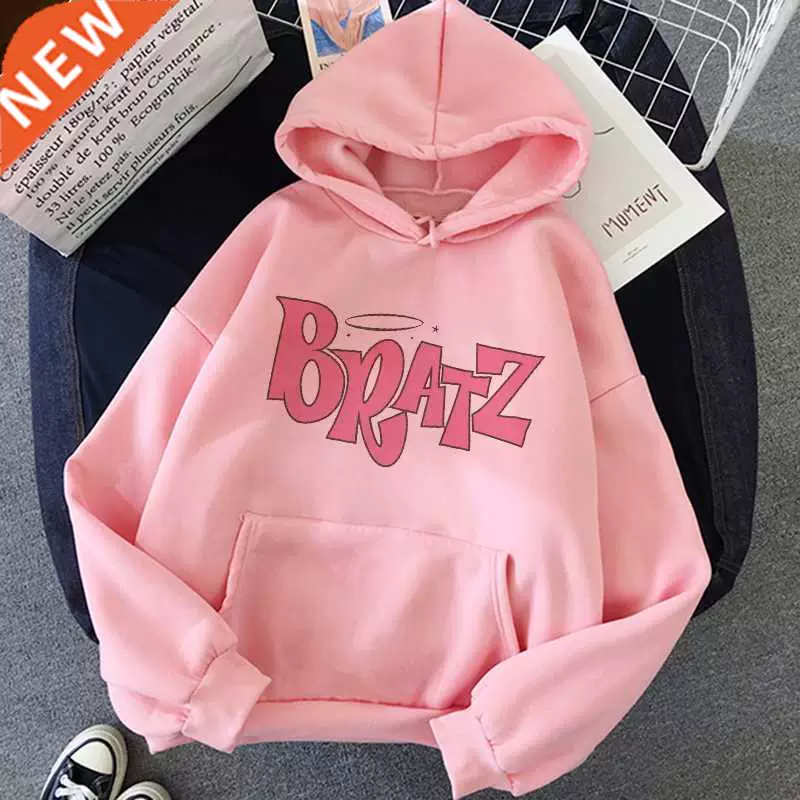 Осенний новый худи Bratz женский UNDEFINED белый верх худи