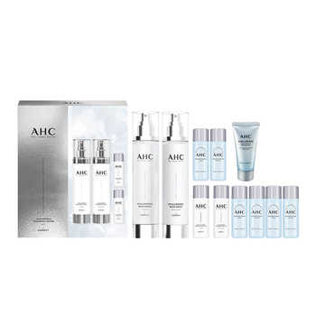 AHC 小神仙水乳套装玻尿酸补水保湿焕亮男女护肤官方旗舰店正品实付112元到手包邮