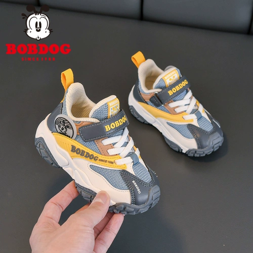 Туфли для мальчиков, нескользящая обувь для раннего возраста для девочек, осенние, коллекция 2023, мягкая подошва