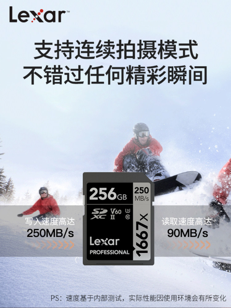 Reksha 256G High Speed SD Card 4K HD Canon 200D M50 Single Eye Camera Memory Card Sony Fuji CASIO Nikon Camera flash memory storage card 1667X Photography