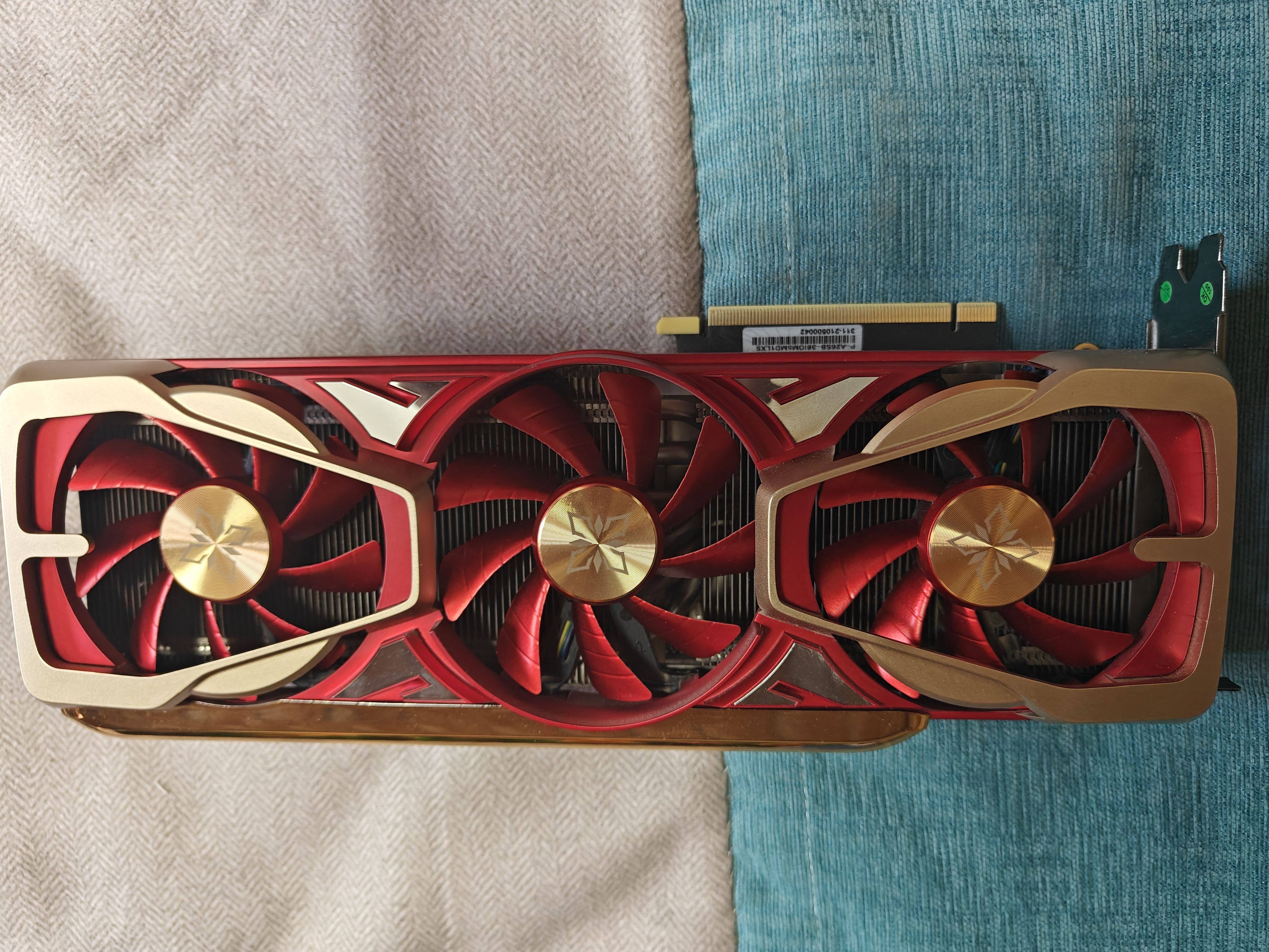 Gengsheng Rtx3080Ti Star Red Star Graphics Card Oc 12g Video Memory Lhr Version