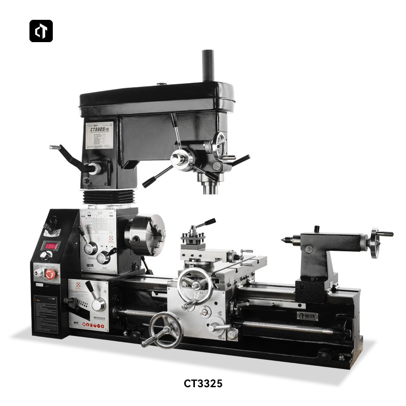 Ct3325 Multi-Function Machine Tool, Lathe, Drill, and Milling Machine, Lathe-Mill Composite, Conventional Lathe, Drill-Mill Machine, Small Lathe