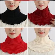 Wool fake high collar children Joker fake collar sweater collar decorative accessories scarf knit fashion neck collar warm