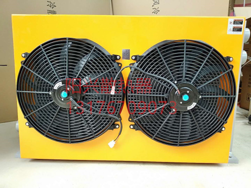 Customized various models of large engineering vehicles broken stone machine hydraulic oil air-cooled radiator cooler Hydraulic cooling
