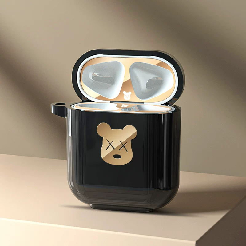 Суперзащита чехол для AirPods AirPodSpro чехол для Apple наушников чехол AirPods2 беспроводной Bluetooth iPhone третий - поколение Pikachu iPods корпус креатив Tide мужской Airpod3 коробка второй чехол Pro