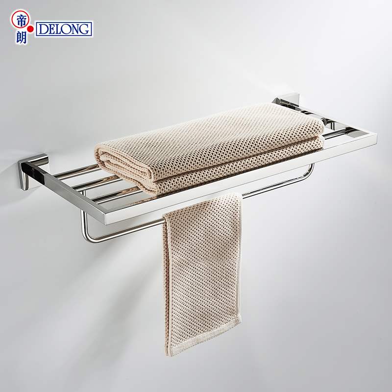 Imperii (DELONG) Makeup Room Bath Towel Rack Bathroom Pendant Shelve wall-mounted towel rack 304 stainless steel