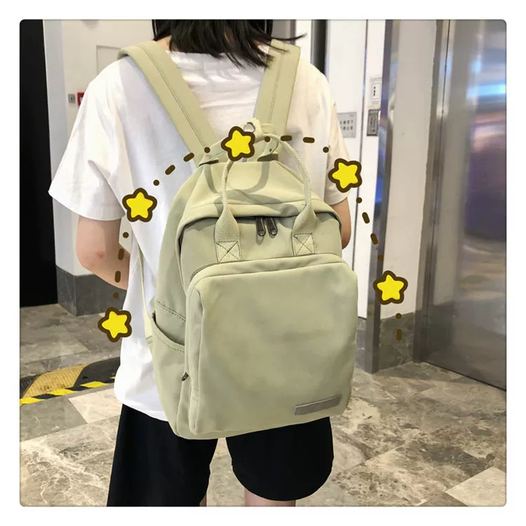 Ins bag nữ trung học Phiên bản Hàn Quốc của học sinh trung học cơ sở ba lô máy tính đại học 2019 mới ba lô thời trang - Ba lô