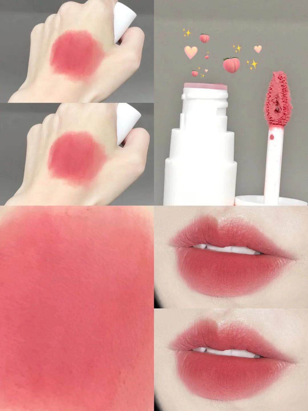 EM 12 smoked dry rose INTO YOU heroine lip mud matte matte lip glaze bean paste rubber lipstick