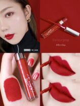 colourpop arriba white retro red lips hot matte lip glaze small chili red non-stick Cup