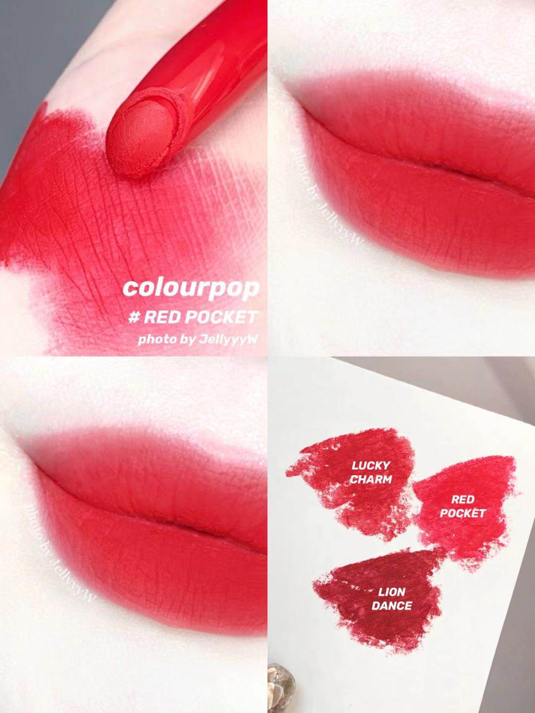 American official web Colourpop lipstick pen lipstick Red Red Pocket Lion dance Lucky charm