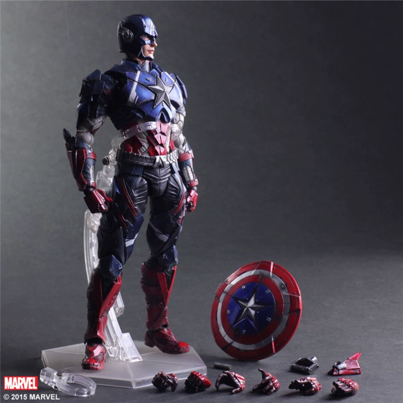 PA đổi thành Avengers, Captain America, phụ kiện rời, đồ chơi hình người - Capsule Đồ chơi / Búp bê / BJD / Đồ chơi binh sĩ