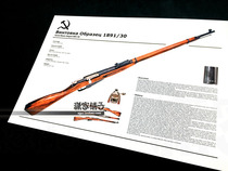 Soviet Mosinagan M91-30 Rifle World War II Famous Gun Atlas Weapon Knowledge Wall Chart Poster Decorative Painting